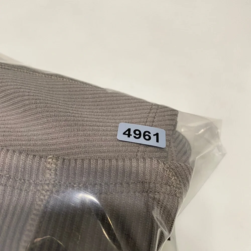 Lululemon Womens Ribbed Softstreme Long Sleeve Romper 4 Green Athleisure Comfy - Picture 13 of 13